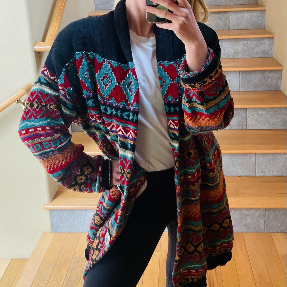 SOLD Handmade Knit Blazer